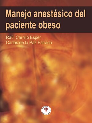 cover image of Manejo anestésico del paciente obeso